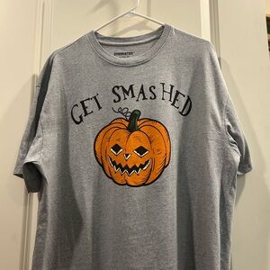 Chemistry graphic “Get Smashed”Jack-o-lantern pumpkin t-shirt tee unisex size 2X